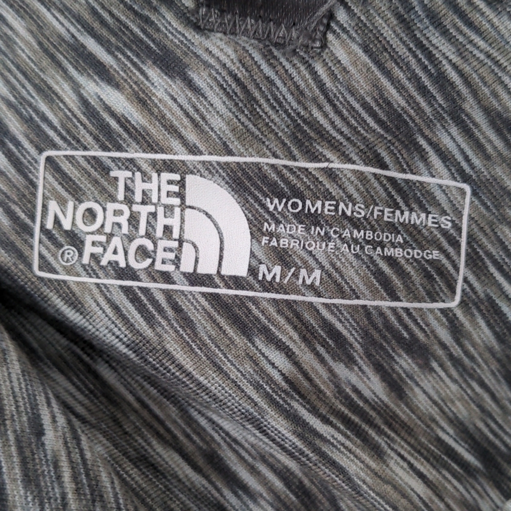 North Face Pull On High Low Heathered Gray Stretch Midi Skirt Packable Travel - Picture 7 of 8